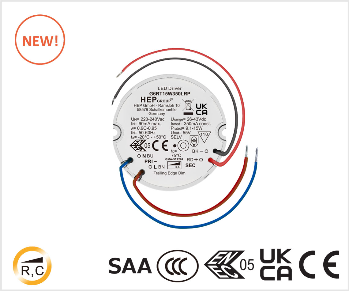 G6RT 15W 300-700mA TrailingEdge
